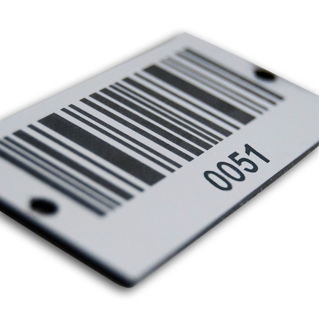 Laser Engraved Barcode Tags