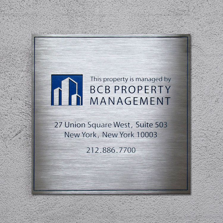 Chemically Etched Stainless Steel Nameplate