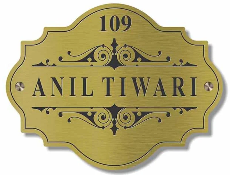 Custom Brass Nameplate