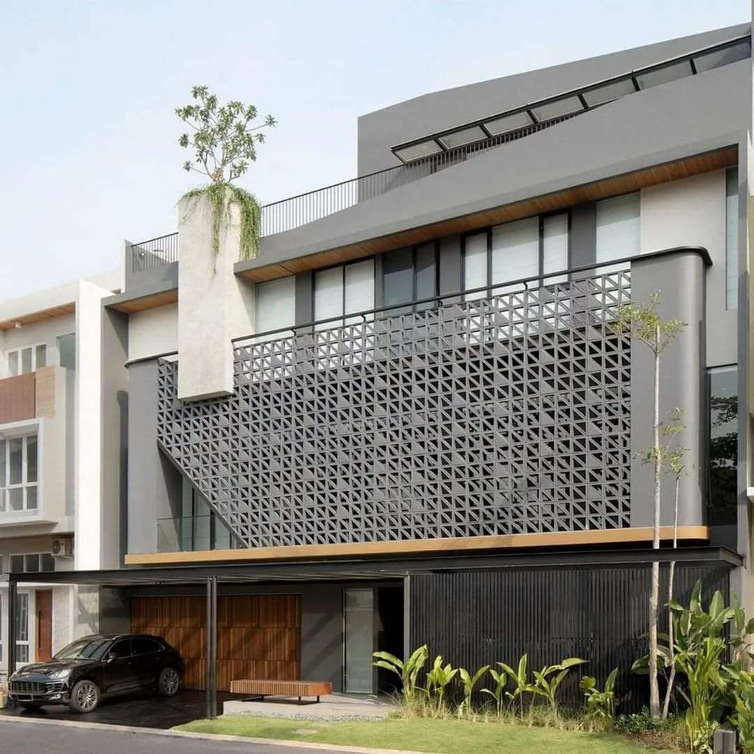 Custom Exterior Jali Design 12