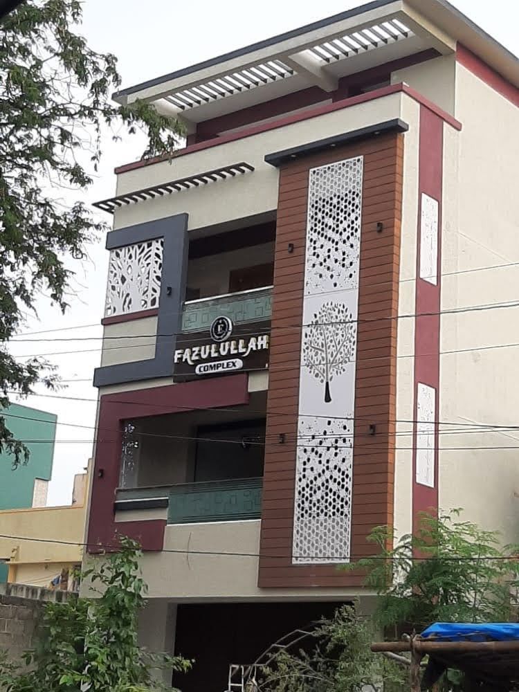 Geometric Metal Facade