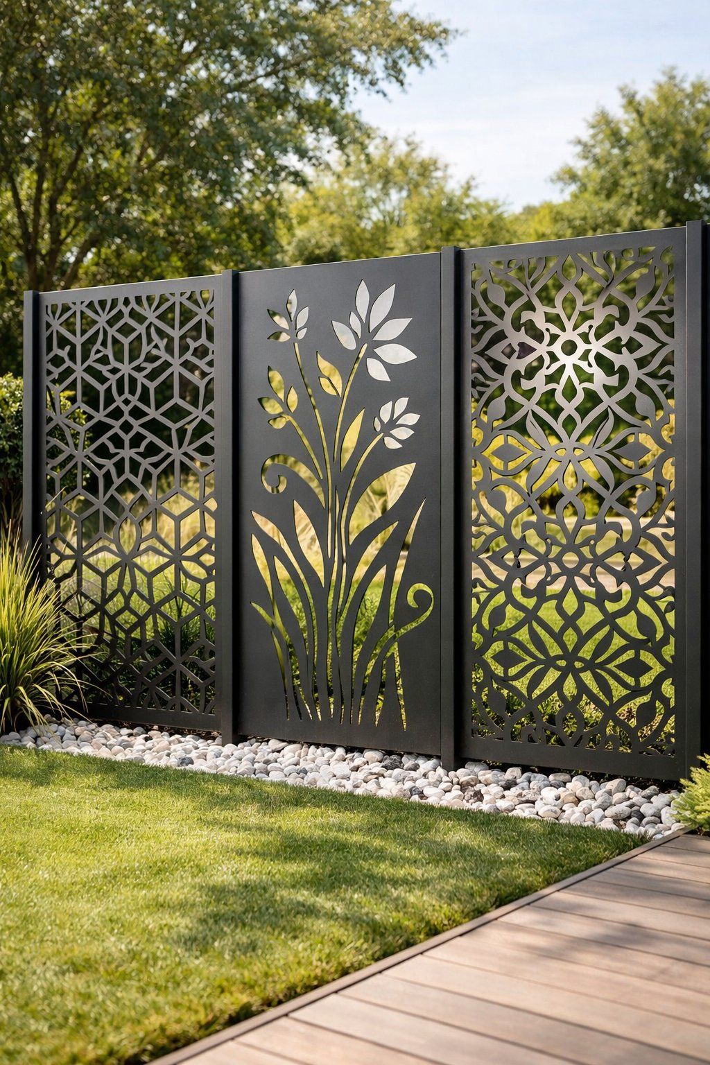 Laser Cut Metal Gate