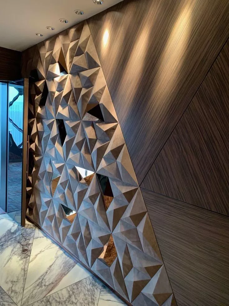 3D MDF Wall Panel Design