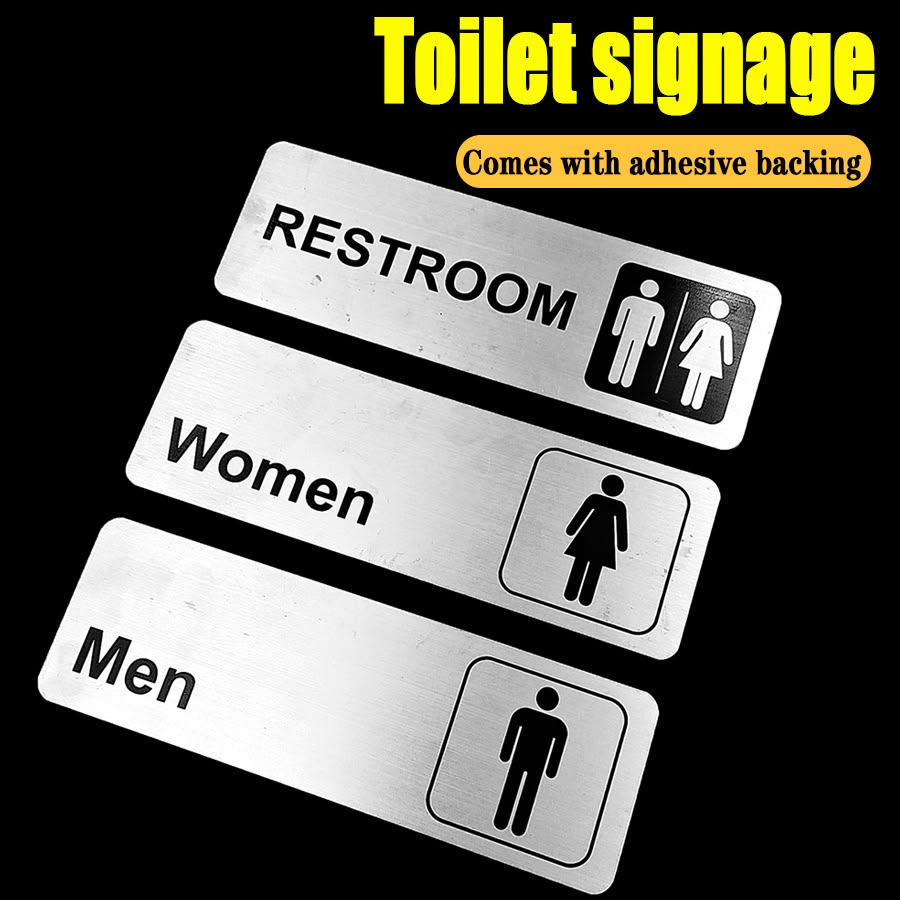 Restroom Nameplate